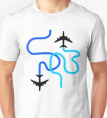 planes blue Unisex T-Shirt