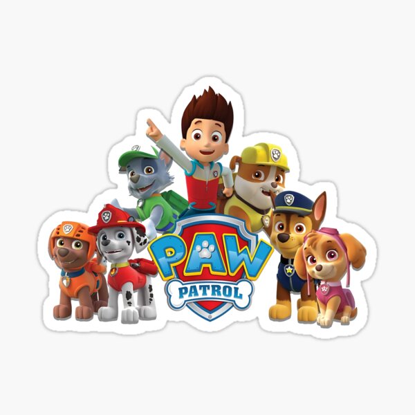 Sticker La Pat' Patrouille - Everest membre Paw Patrol