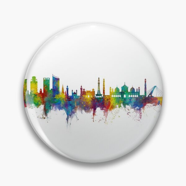Item preview, Lahore Pakistan Skyline designed and sold by ArtPrints.