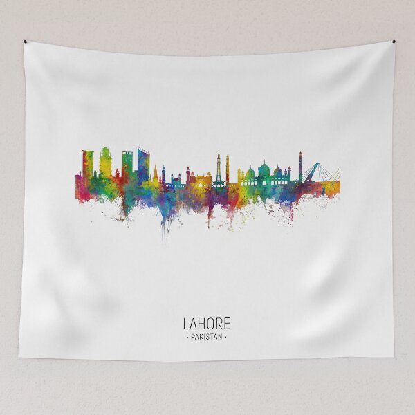 Item preview, Lahore Pakistan Skyline designed and sold by ArtPrints.