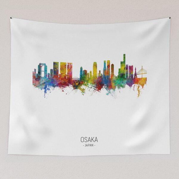 Item preview, Osaka Japan Skyline designed and sold by ArtPrints.