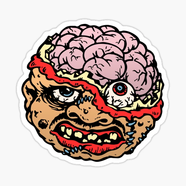 Madballs Crack Head | Sticker