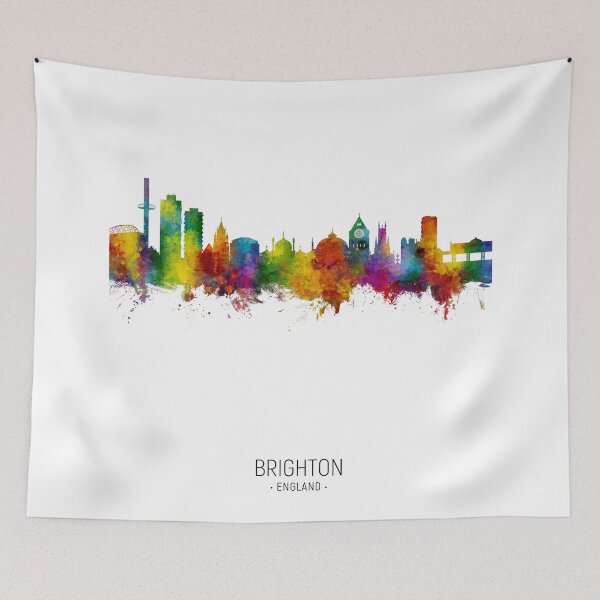 Item preview, Brighton England Skyline designed and sold by ArtPrints.