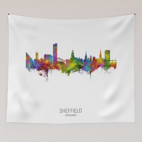Item preview, Sheffield England Skyline designed and sold by ArtPrints.