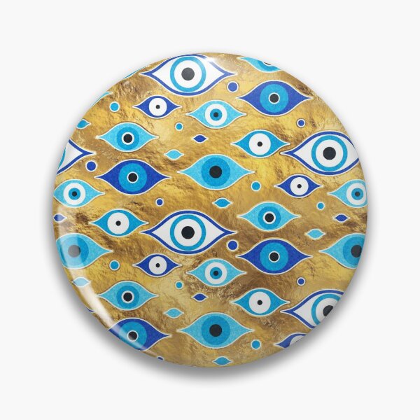 Item preview, Greek Mati Mataki - Matiasma Evil Eye pattern designed and sold by k9printart.