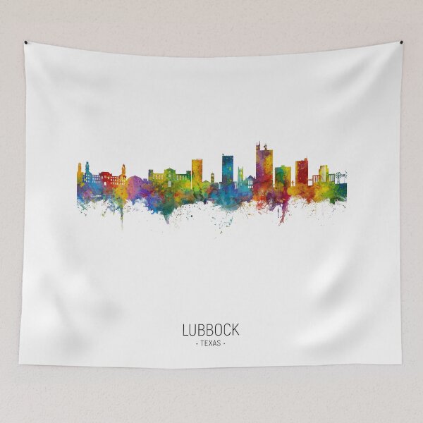 Item preview, Lubbock Texas Skyline designed and sold by ArtPrints.