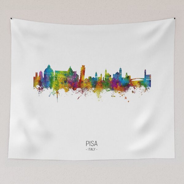 Item preview, Pisa Italy Skyline designed and sold by ArtPrints.