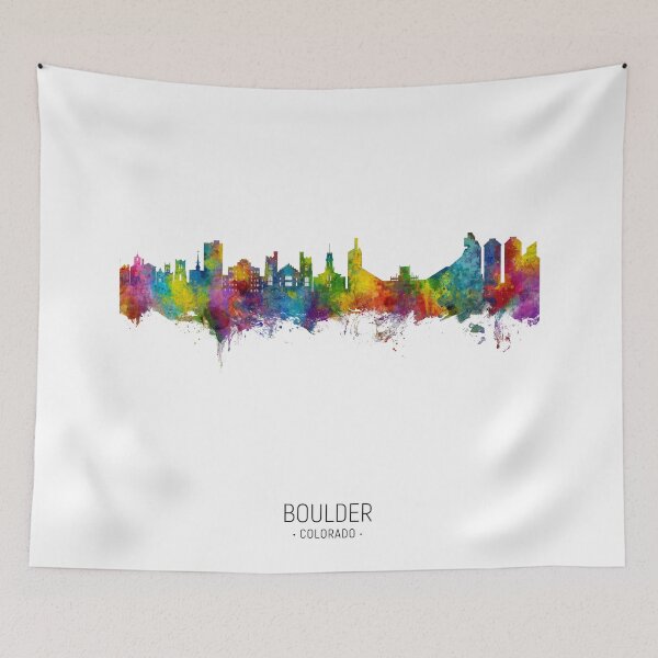 Item preview, Boulder Colorado Skyline designed and sold by ArtPrints.