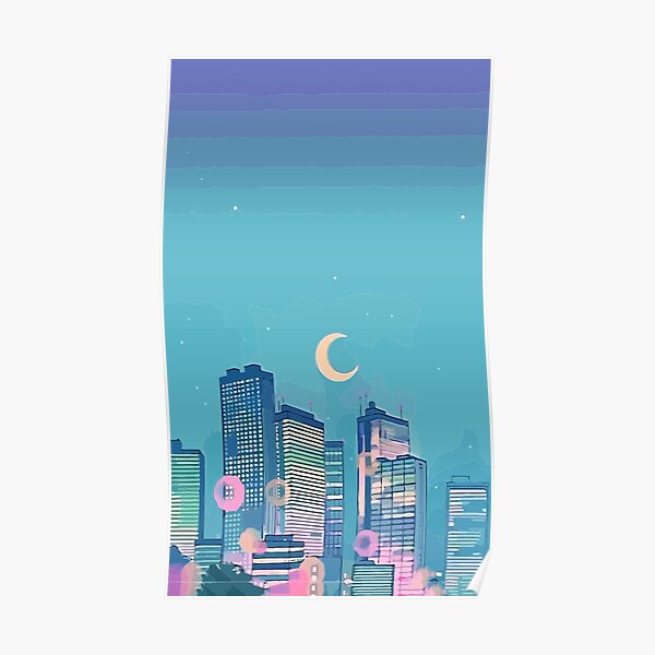 Anime Scenery Posters Redbubble