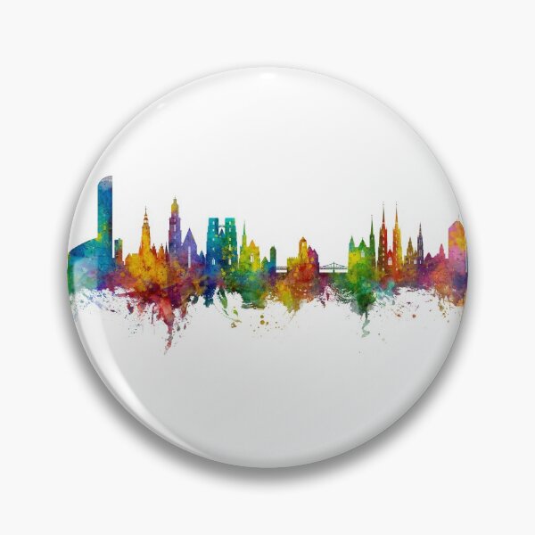 Item preview, Wroclaw Poland Skyline designed and sold by ArtPrints.