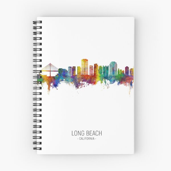 Item preview, Long Beach California Skyline designed and sold by ArtPrints.