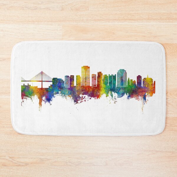 Item preview, Long Beach California Skyline designed and sold by ArtPrints.