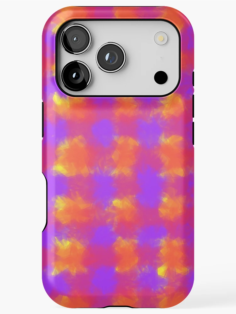 Thumbnail 1 of 4, iPhone Case, Abstract Plaid Pattern designed and sold by RiaBubble.