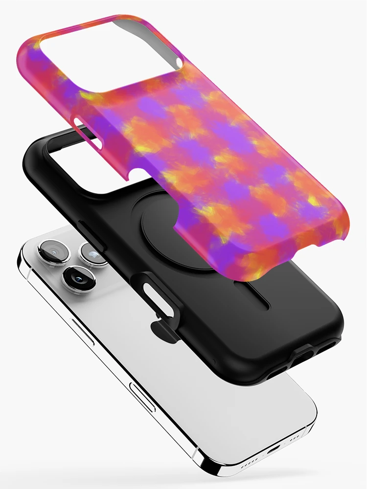 Thumbnail 2 of 4, iPhone Case, Abstract Plaid Pattern designed and sold by RiaBubble.