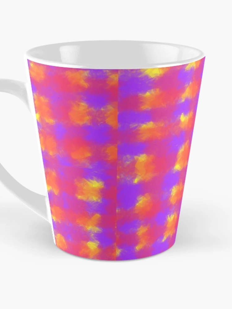 Thumbnail 3 of 4, Coffee Mug, Abstract Plaid Pattern designed and sold by RiaBubble.