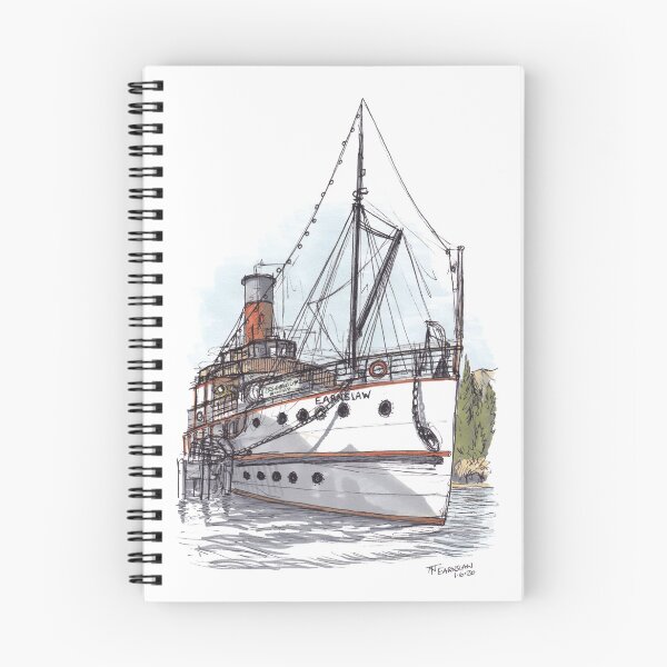 Aperçu de l'œuvre TSS Earnslaw créée et vendue par Tom Napper Design.