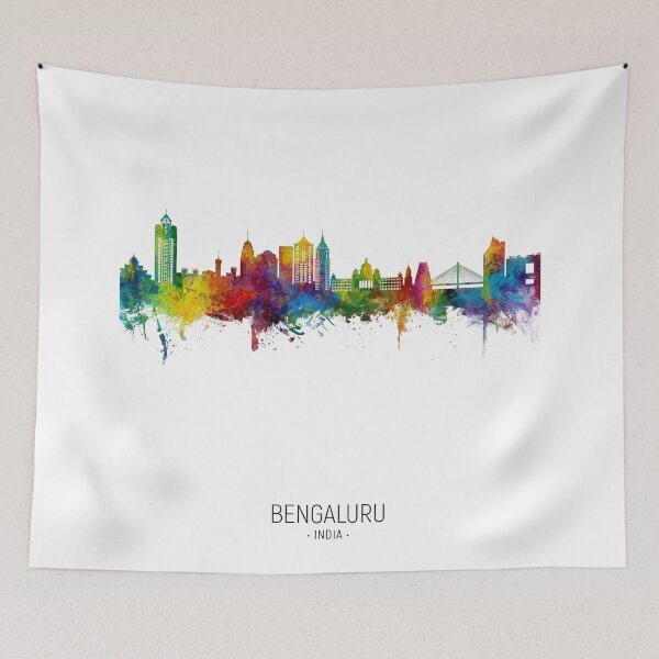 Item preview, Bengaluru Skyline India Bangalore designed and sold by ArtPrints.