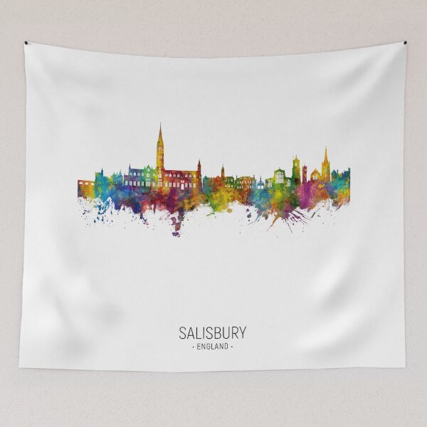Item preview, Salisbury England Skyline designed and sold by ArtPrints.