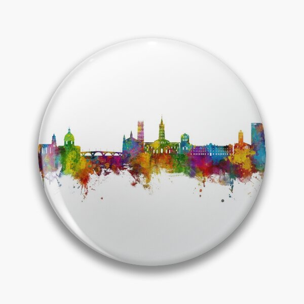 Item preview, Toulouse France Skyline designed and sold by ArtPrints.
