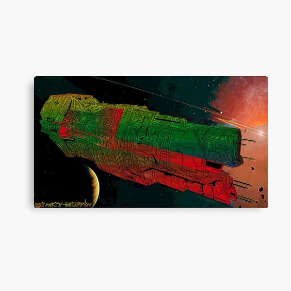 Aperçu de l'œuvre Halo Space Ship FanArt créée et vendue par Sam Arai.