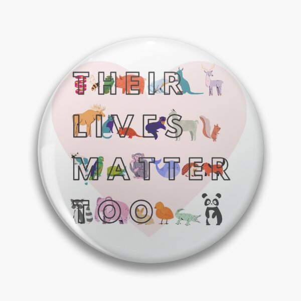 Item preview, Kiddie Cartoon Animals "Their lives matter too" Quote designed and sold by Dennoir.