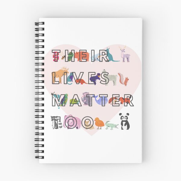 Item preview, Kiddie Cartoon Animals "Their lives matter too" Quote designed and sold by Dennoir.