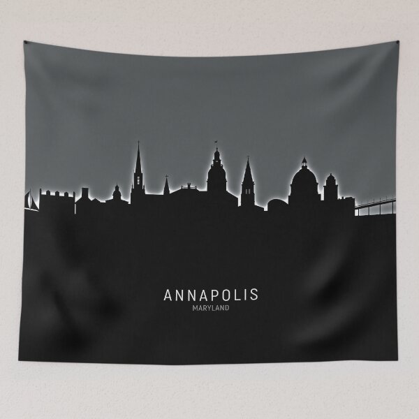 Item preview, Annapolis Maryland Skyline designed and sold by ArtPrints.