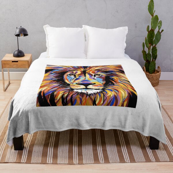 Item preview, lion painting t-shirt designed and sold by bestdesigns2020.