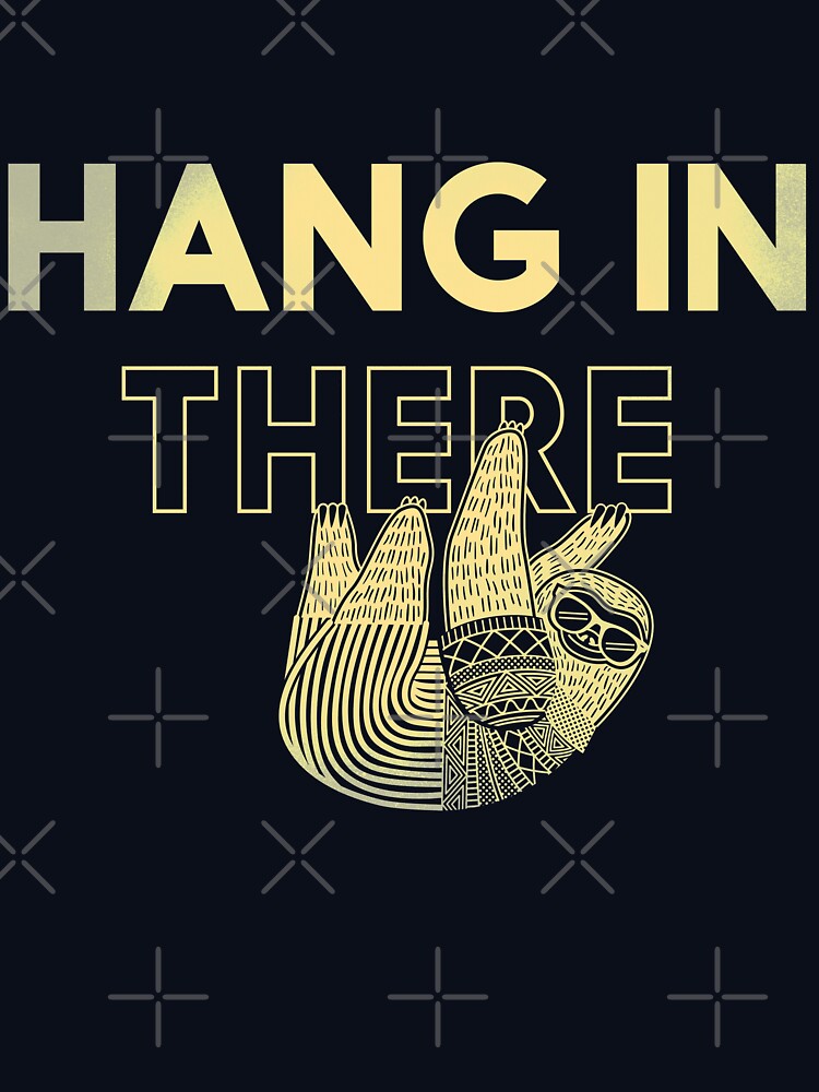 Thumbnail 5 of 5, Pullover Hoodie, Hang in There- yellow print designed and sold by meganpalmer.