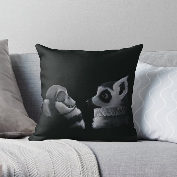 Lemur Throw Pillow
