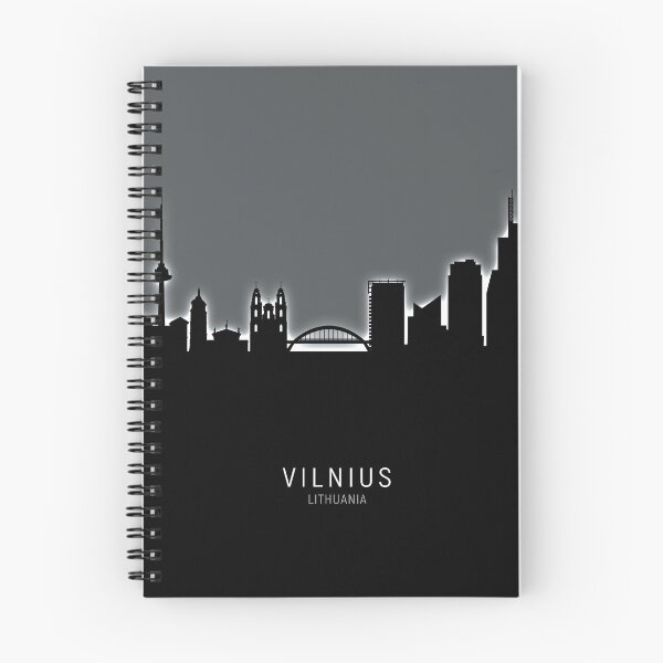 Item preview, Vilnius Lithuania Skyline designed and sold by ArtPrints.