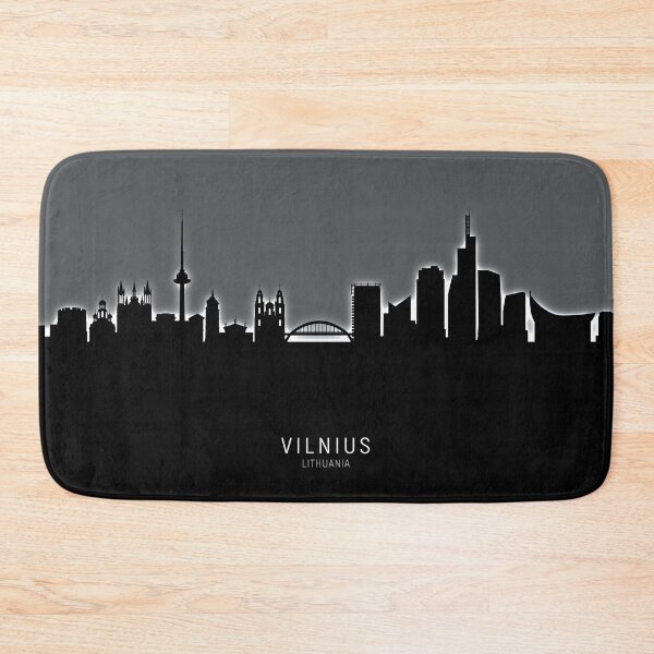 Item preview, Vilnius Lithuania Skyline designed and sold by ArtPrints.