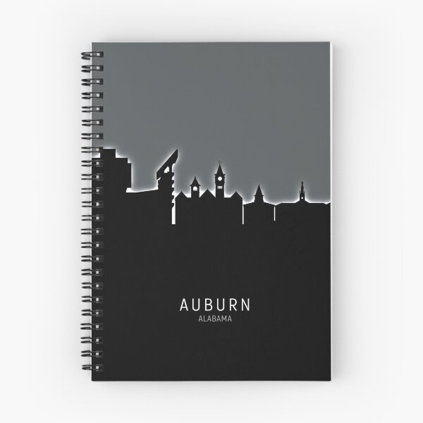Aperçu de l'œuvre Auburn Alabama Skyline créée et vendue par ArtPrints.