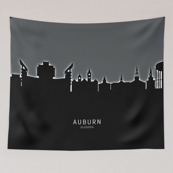 Item preview, Auburn Alabama Skyline designed and sold by ArtPrints.