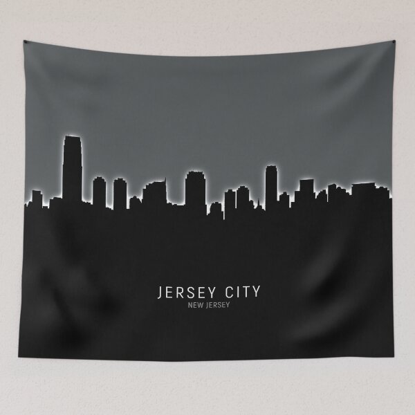 Item preview, Jersey City New Jersey Skyline designed and sold by ArtPrints.