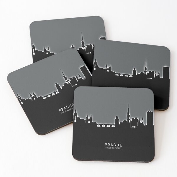 Item preview, Prague (Praha) Czech Republic Skyline designed and sold by ArtPrints.
