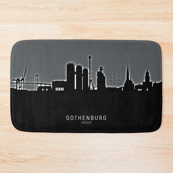 Item preview, Gothenburg Sweden Skyline designed and sold by ArtPrints.