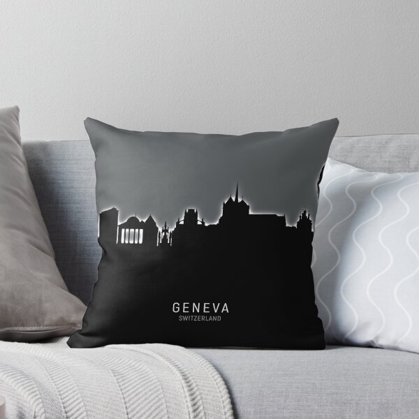 Item preview, Geneva Switzerland Skyline designed and sold by ArtPrints.
