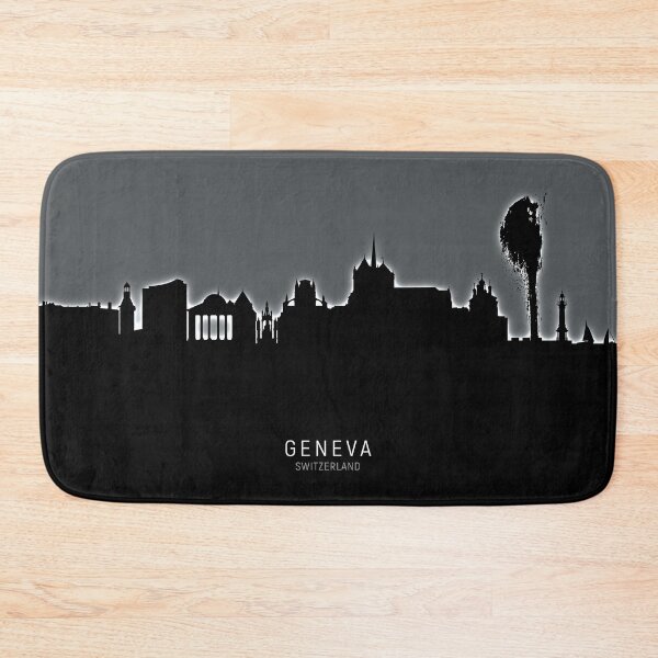 Item preview, Geneva Switzerland Skyline designed and sold by ArtPrints.