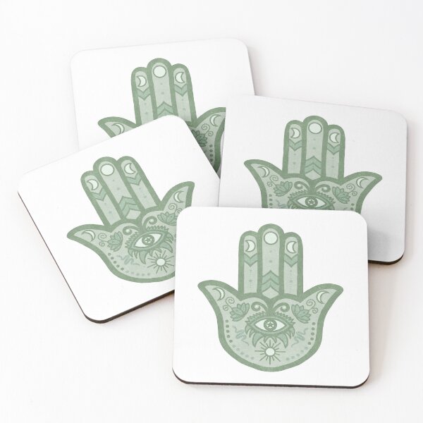 Item preview, Sage | Hamsa Hand Amulet  designed and sold by Bloomandflo.
