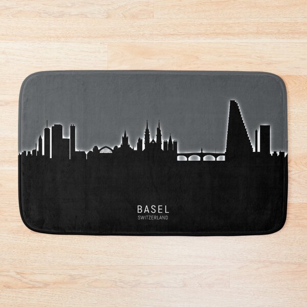 Item preview, Basel Switzerland Skyline designed and sold by ArtPrints.
