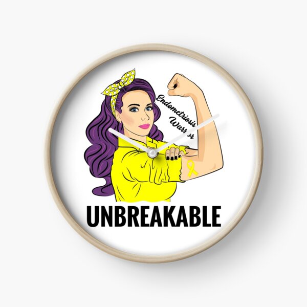 Item preview, Endometriosis Warrior Unbreakable Awareness designed and sold by ZNOVANNA.
