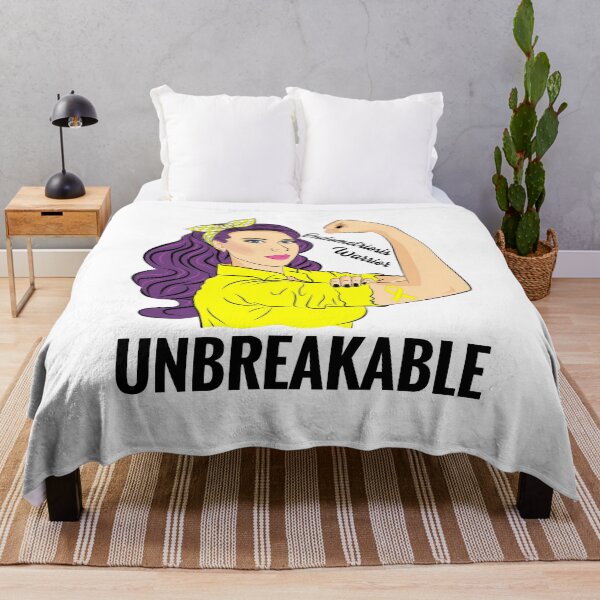 Item preview, Endometriosis Warrior Unbreakable Awareness designed and sold by ZNOVANNA.