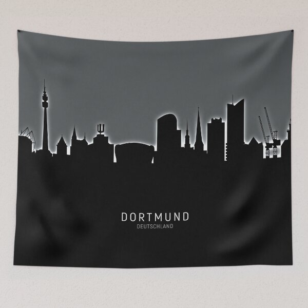 Item preview, Dortmund Germany Skyline designed and sold by ArtPrints.