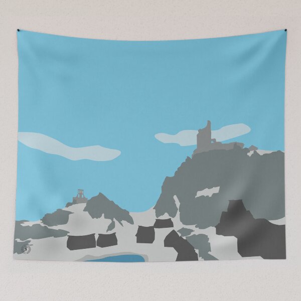 Item preview, Skyrim Dawnstar Landscape Vector Artwork designed and sold by Tamriel's Wanderer.