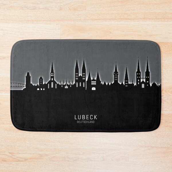 Item preview, Lubeck Germany Skyline designed and sold by ArtPrints.