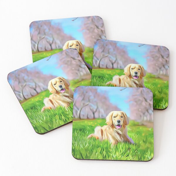 Item preview, Cocker Spaniel Puppy In The Apple Blossom Orchard designed and sold by Sunleil.