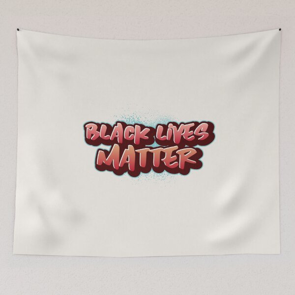 Item preview, Black Lives Matter Peach Graffiti With Teal Spray Paint designed and sold by javes93.