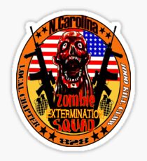 N.Carolina Zombie Extermination Squad Sticker