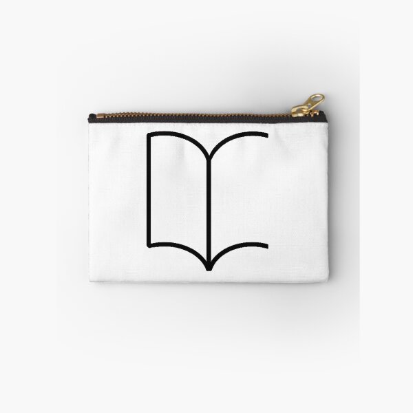 Item preview, Stylised open book- Black designed and sold by emDesign123.